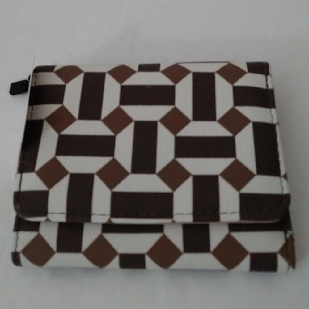 Mundi Trifold Geometric Small Wallet